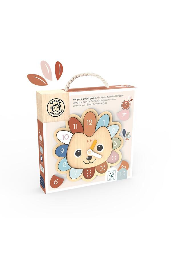 Ceas educativ din lemn, Speedy Monkey