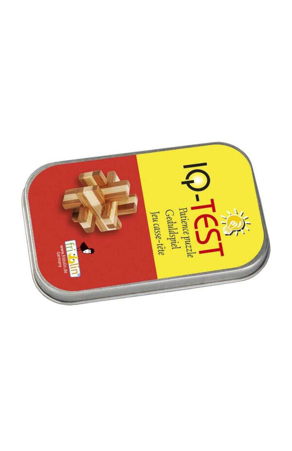 Joc logic IQ 3D Puzzle in cutie metalica-6, Fridolin