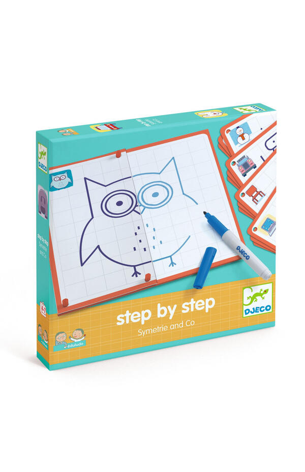 Joc Eduludo Deseneaza pas cu pas Simetrie, Djeco