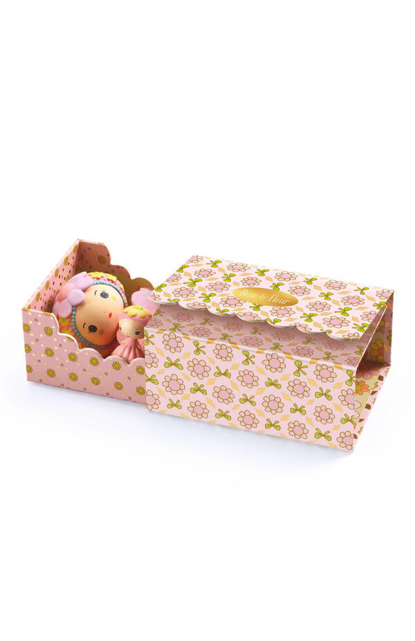 Figurina Tinyly Rose Tinyroom, Djeco Figurina Tinyly Rose Tinyroom, Djeco