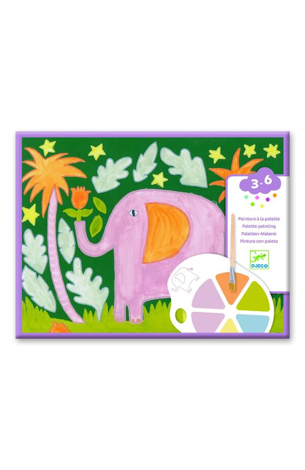 Joc creativ de pictura Animale salbatice, Djeco
