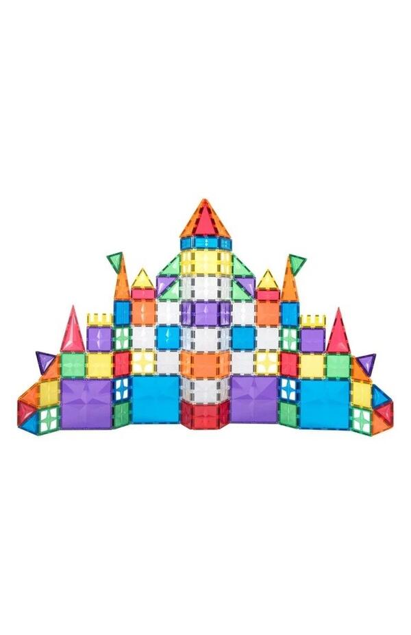 Set magnetic de construit 125 piese, Cleverclixx