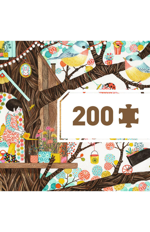 Puzzle galerie Casuta din copac, Djeco