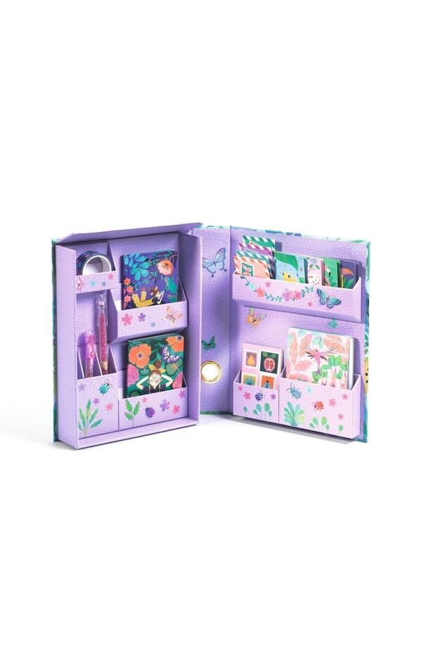 Set de papetarie Marie cu design tropical, Djeco
