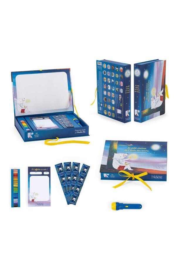 Joc nostalgic Retro cinema - Scoala de vara, Moulin Roty Joc nostalgic Retro cinema - Scoala de vara, Moulin Roty