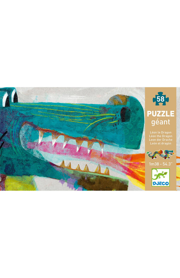 Puzzle gigant Leon dragonul, Djeco