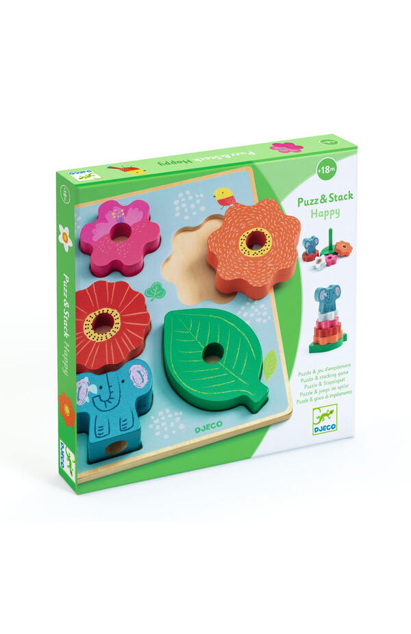 Puzzle si joc de stivuire, Djeco