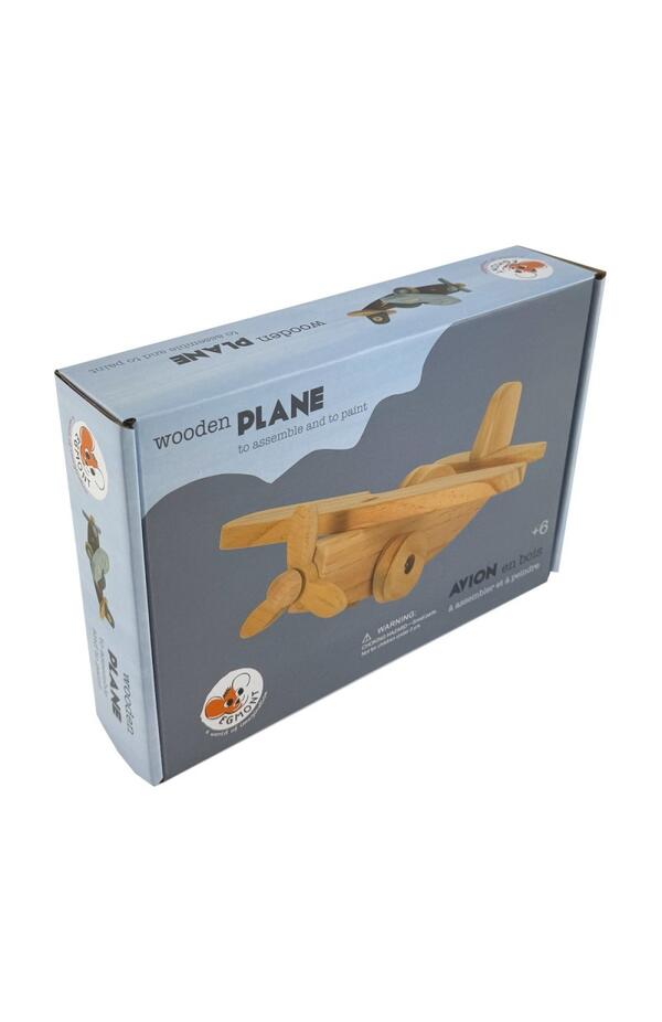 Joc educativ si creativ de asamblat si pictat Avion, Egmont Toys