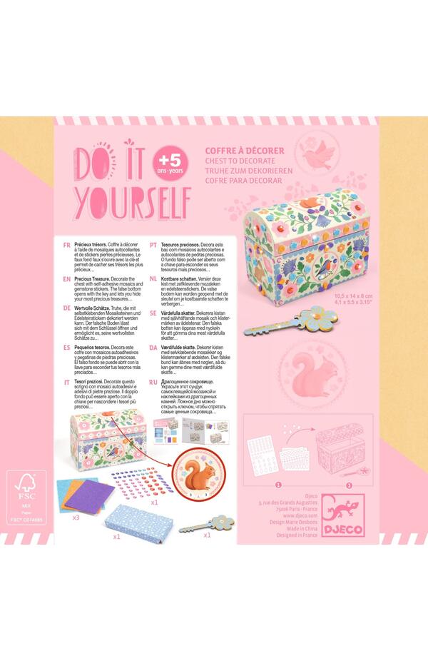 Joc creativ DIY Cufar fermecat, Djeco