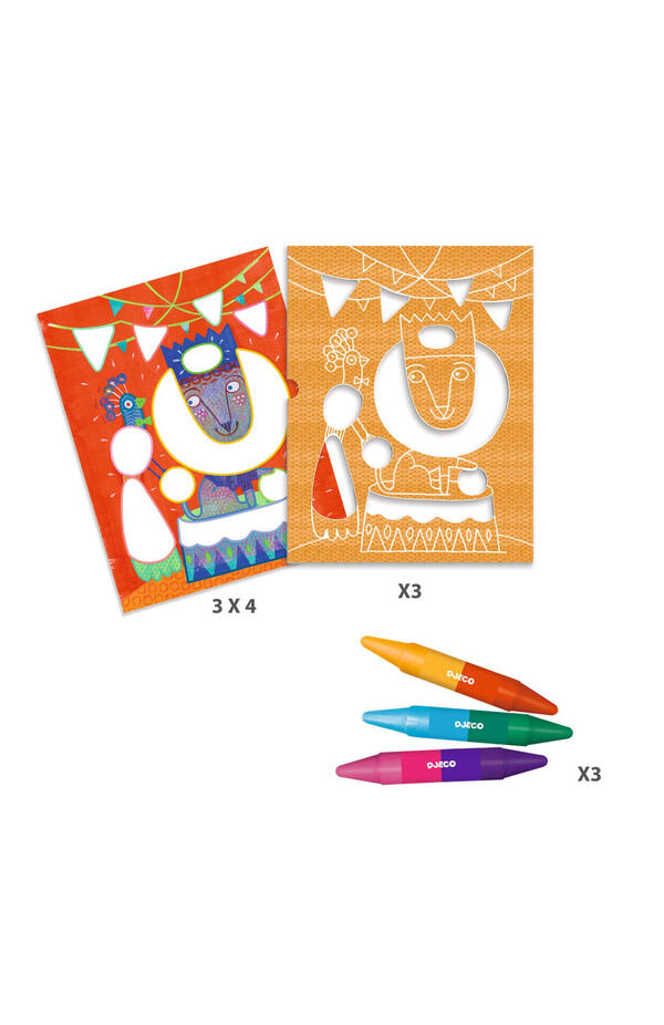 Joc creativ de desenat pentru cei mici, Djeco