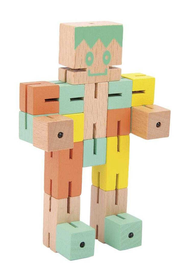 Joc logic IQ 3D puzzle Baiat verde, Fridolin