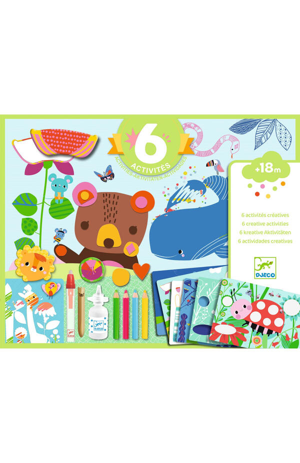 Joc creativ 6 activitati, Djeco Joc creativ 6 activitati, Djeco