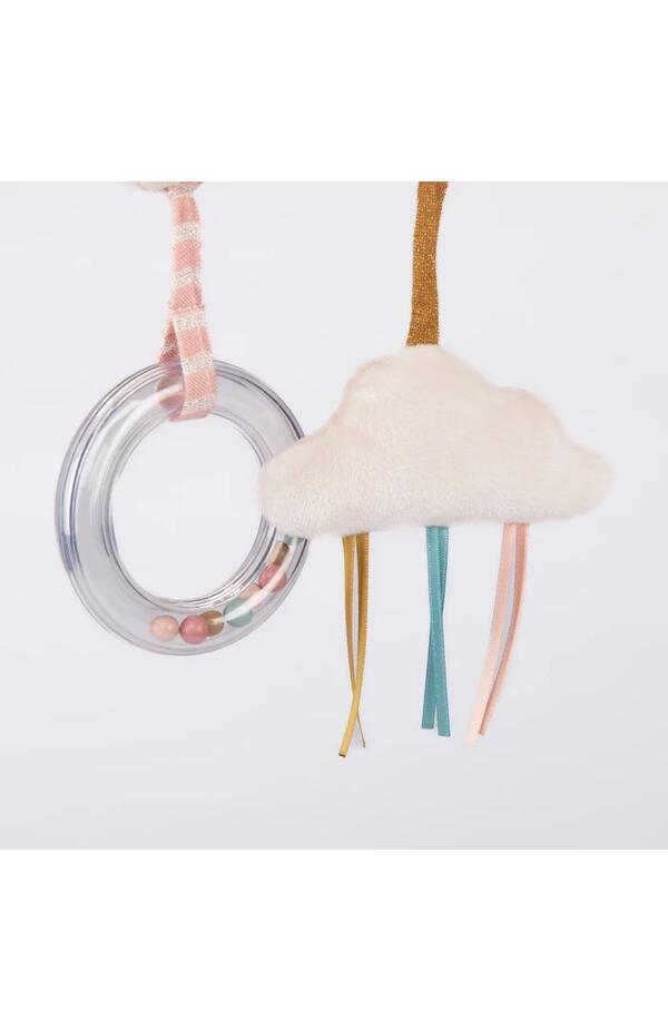 Jucarie senzoriala bebe Lebada cu activitati, Moulin Roty Jucarie senzoriala bebe Lebada cu activitati, Moulin Roty