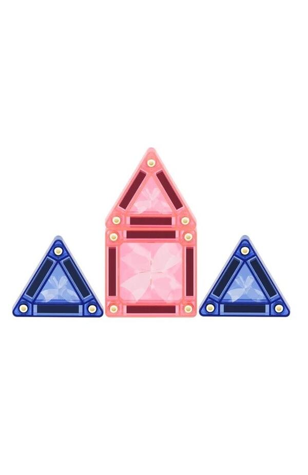 Set magnetic de construit cu placute mici, Cleverclixx