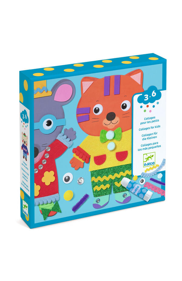 Joc creativ colaje Micii prieteni, Djeco