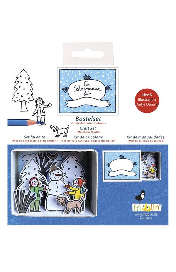 Kit craft Joaca in padure iarna, Fridolin