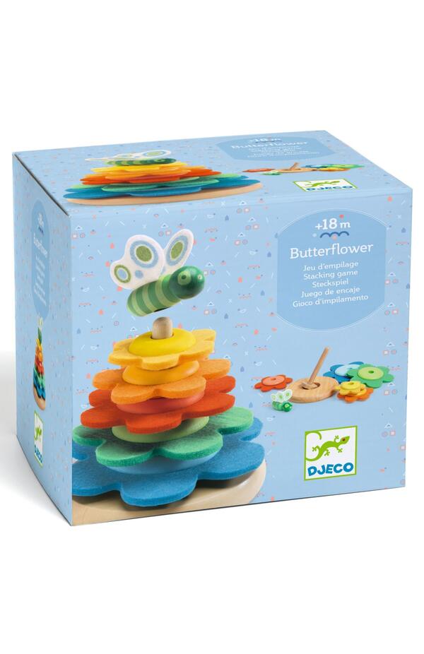 Jucarie Montessori Turn flori si fluture, Djeco