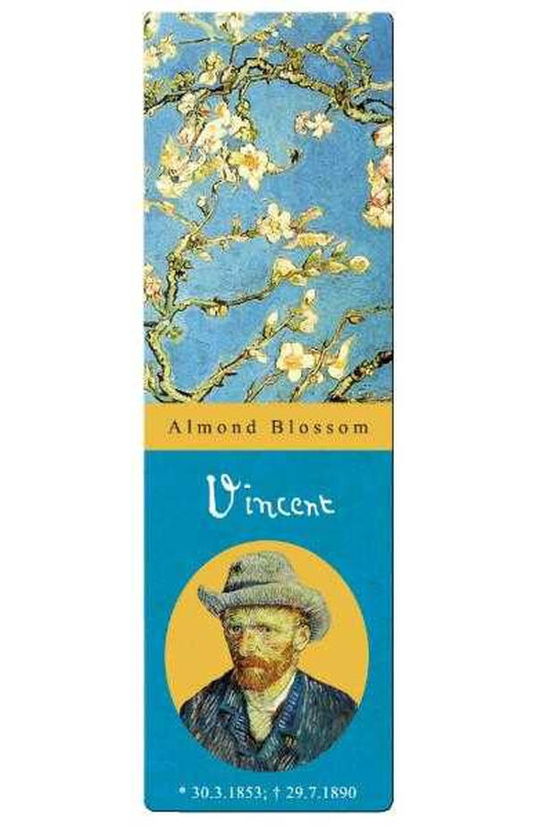 Semn de carte Van Gogh Ramuri de migdal inflorit, Fridolin