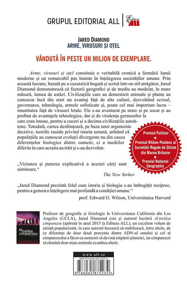 Arme, virusuri si otel - Soarta societatilor umane