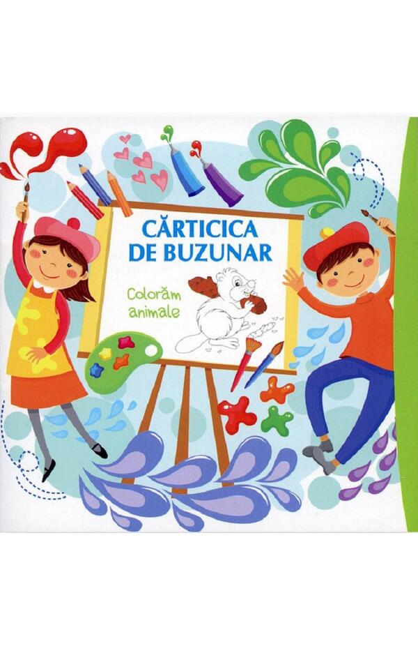 Carticica de buzunar - Coloram animale