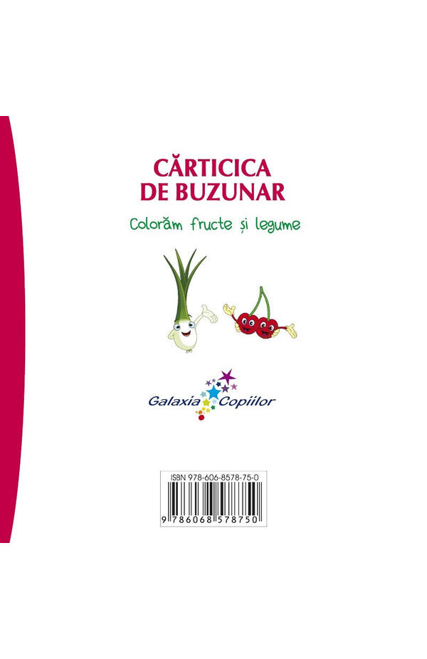 Carticica de buzunar - Coloram fructe si legume