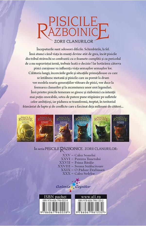 Pisicile razboinice - vol. XXV - Zorii clanurilor - cartea 1 - Calea Soarelui