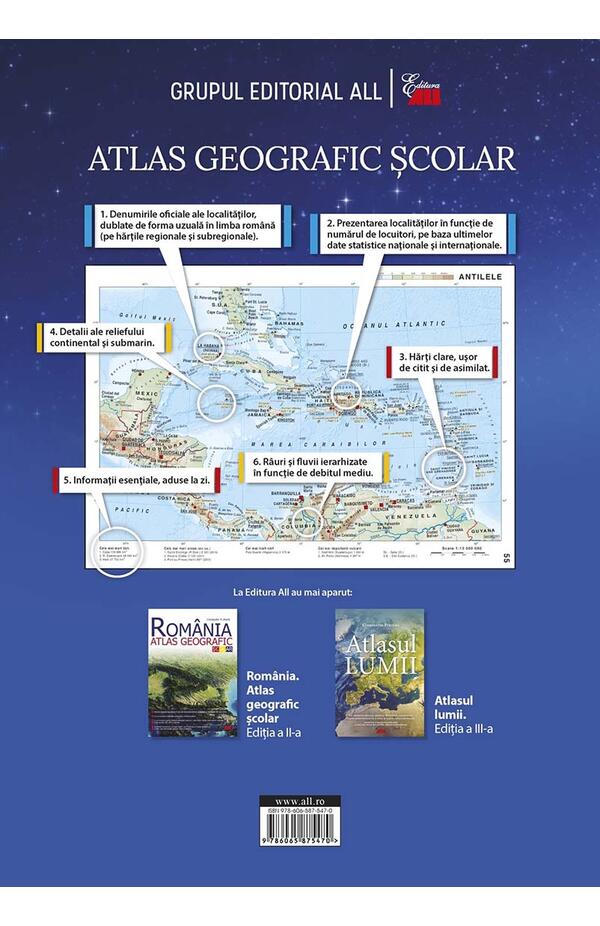 Atlas geografic scolar. Ed. 2020