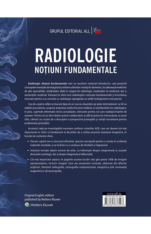 Coperta cărții Radiologie. Noțiuni fundamentale, de Thomas A. Farrell