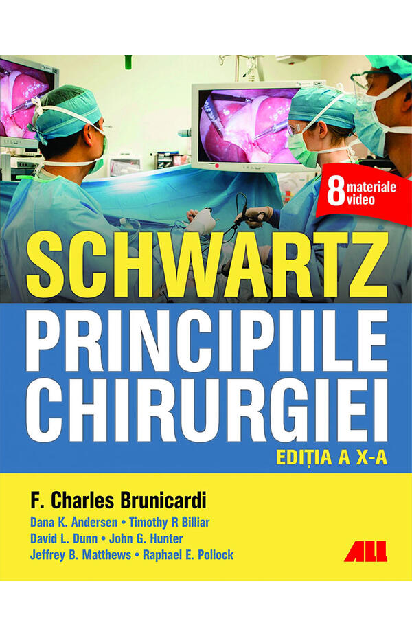 Coperta cărții Schwartz – Principiile chirurgiei. Manual complet pentru formarea și practica chirurgilor