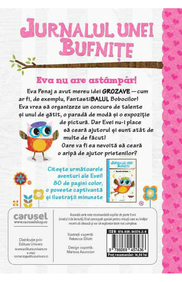 Jurnalul unei bufnite - vol. 1 - Eva si festivalul florilor