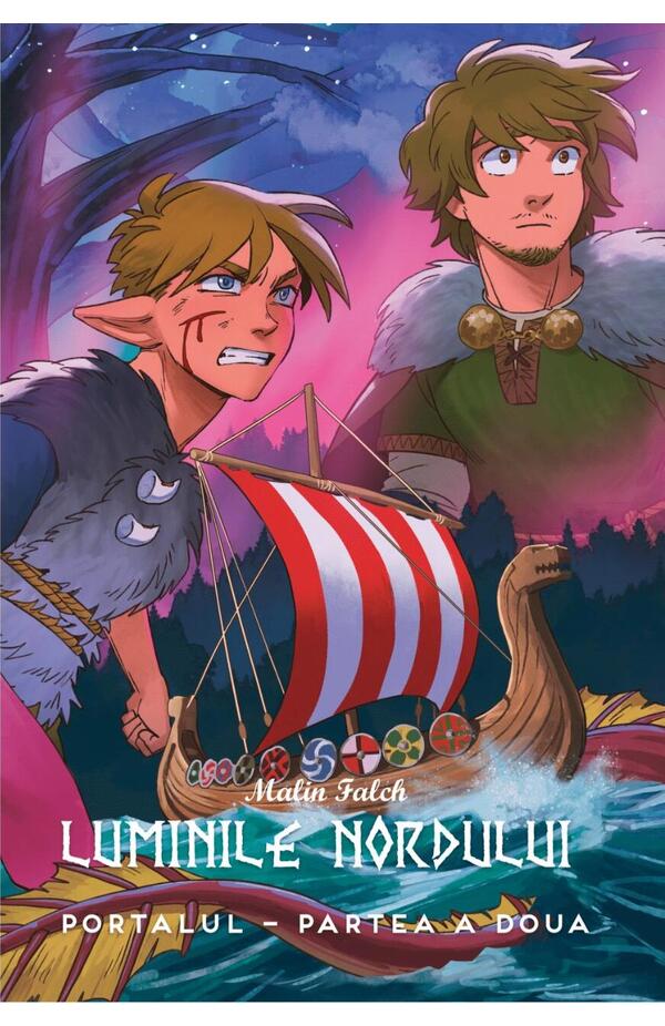 Coperta cărții Luminile Nordului, Portalul, partea a doua de Malin Falch