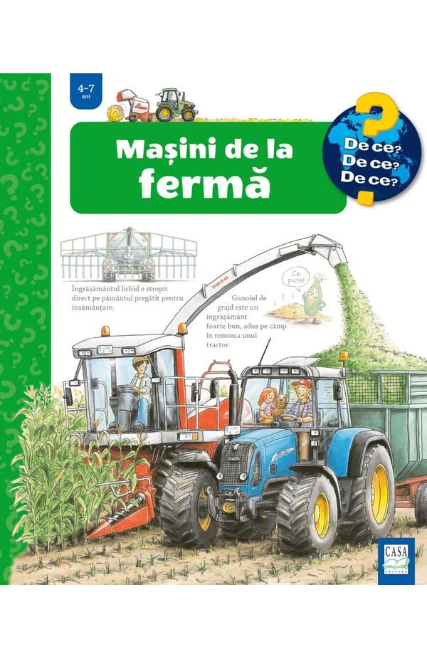 Coperta cărții Mașini de la fermă de Andrea Erne, Editura Casa