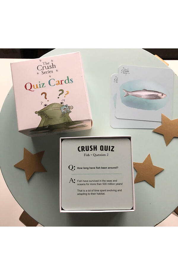 The Crush Series Quiz Cards - Set 76 carduri Montessori - limba engleza