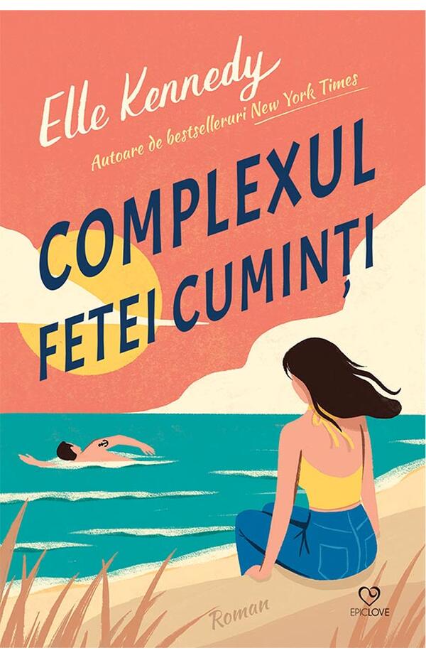Coperta cărții „Complexul fetei cuminți” de Elle Kennedy – roman de dragoste despre libertate, rebeliune și autocunoaștere
