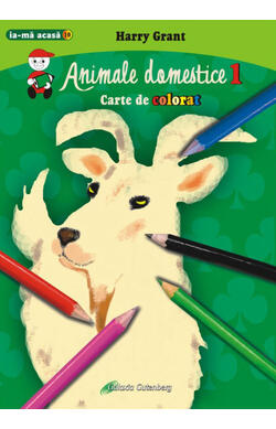 Animale domestice 1 - carte de colorat