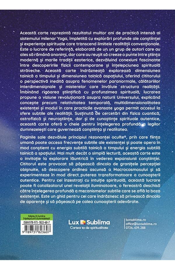  „Energia subtilă a spațiului și a timpului” – două volume despre transformarea ființei prin yoga ezoterică