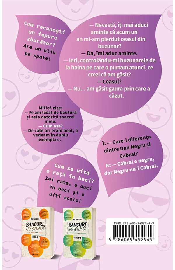 Bancuri, nu gluma - 777 de remedii contra tristetii. 3 volume